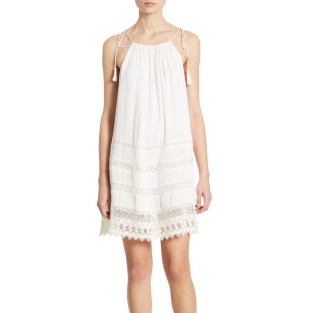 Alice + Olivia Danna Lace Inset Dress